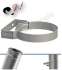 Kit conduit cheminée Extérieur Duoten (Isolé 25 mm) Øint/ext. 80/130, Inox, Raccord concentrique hauteur utile 309 cm (axe du piquage - sortie des fumées)