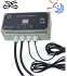 Kit registre motorisé by-pass d'échangeur de VMC double flux (< 400m3/h) avec régulateur différenciel configurable et 2 sondes T° + 2 tés et tuyaux de raccordement de raccordement