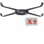 Kit PP Flexible Mural - Ø 110 mm - (Terminal + 5 Etoiles + Adaptateur + Coude 87° + Support)