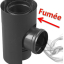 Kit raccordement Pellet concentrique Ø 80/125 mm sur conduit concentrique intérieur