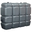 Composition Cuve plastique double paroi 2000 litres (extérieur / intérieur) avec pompe 230V, débimètre électronique, pistolet et accessoires pour distribution GNR