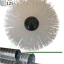 Kit de brossage réseau ventilation comprenant deux câbles rotatifs Ø 12/6 mm Long 3 m et Ø 14/8 mm Long 8 m + Six brosses Ø 80-125-160-200-250-315-355 et 400 mm