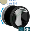 Kit bouche ColorLINE Blanc Ø 80 mm avec Module de régulation et Coude Flexigaine